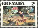 Grenada 1981 Walt Disney 2 ¢ Multicolor Scott 1023